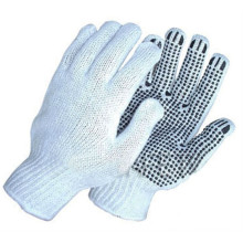 Gants pvc pointu pvc gants en coton pointillé gants de travail
